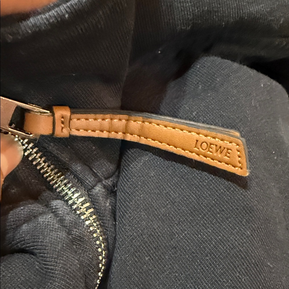 Loewe Black Zip-Up Men's Sweater - Picture 11 of 11